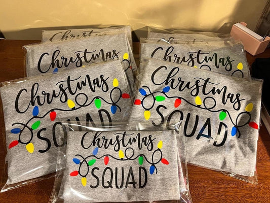 family christmas shirts/baby body christmas squad matching family shirts - Holiday tshirt